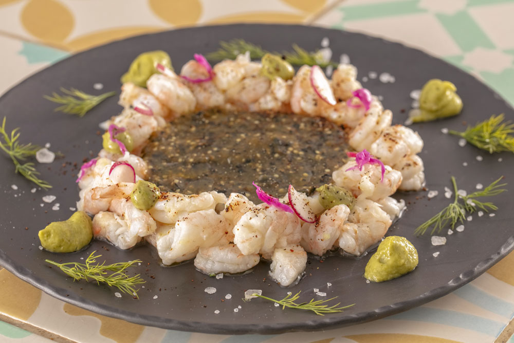 SHRIMP AGUACHILE IN GRILLED SAUCE